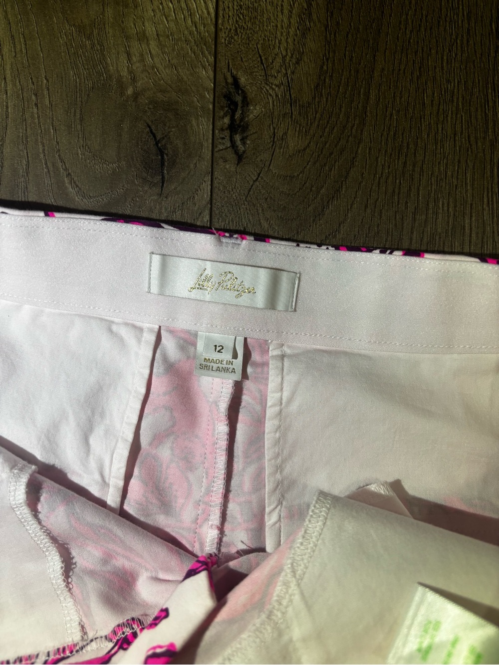 Lilly Pulitzer Hot Pink Floral Print Bermuda Shorts - Picture 3 of 8